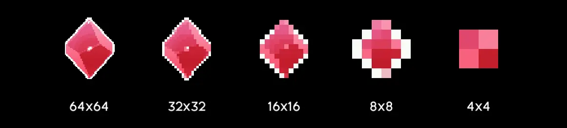 Slime Rancher's cute pink plorts can be morphed from their original 1024x1024 resolution to whatever we need.